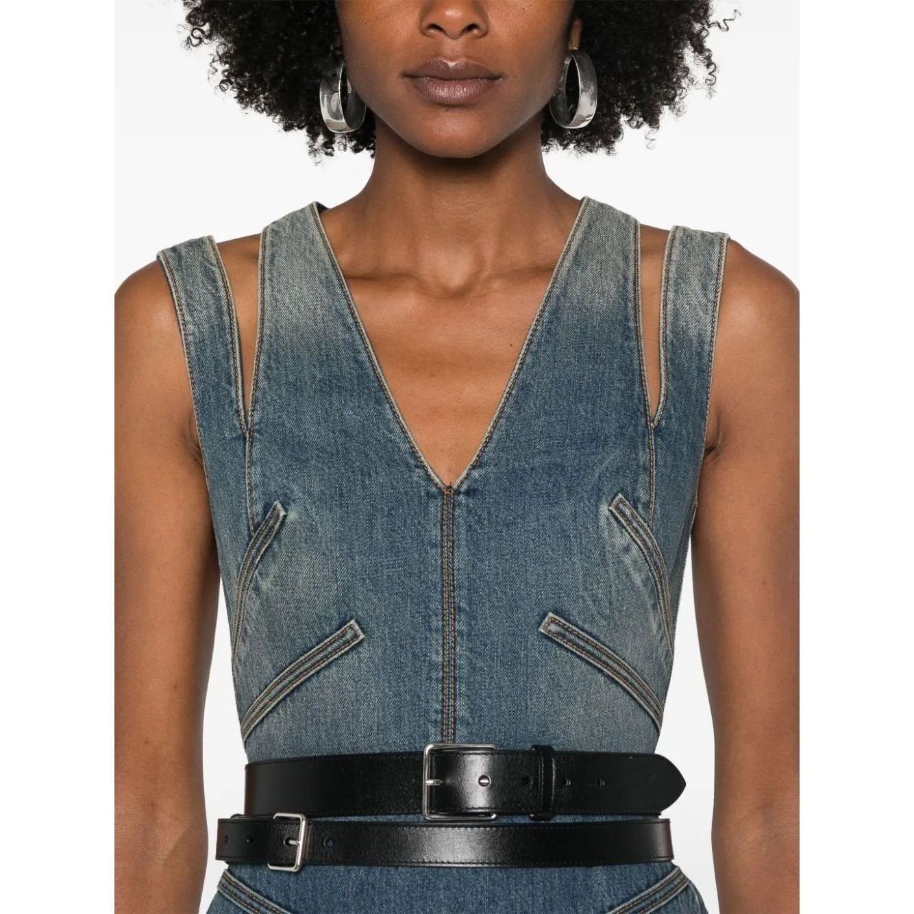 Alexander McQueen Dresses Blue