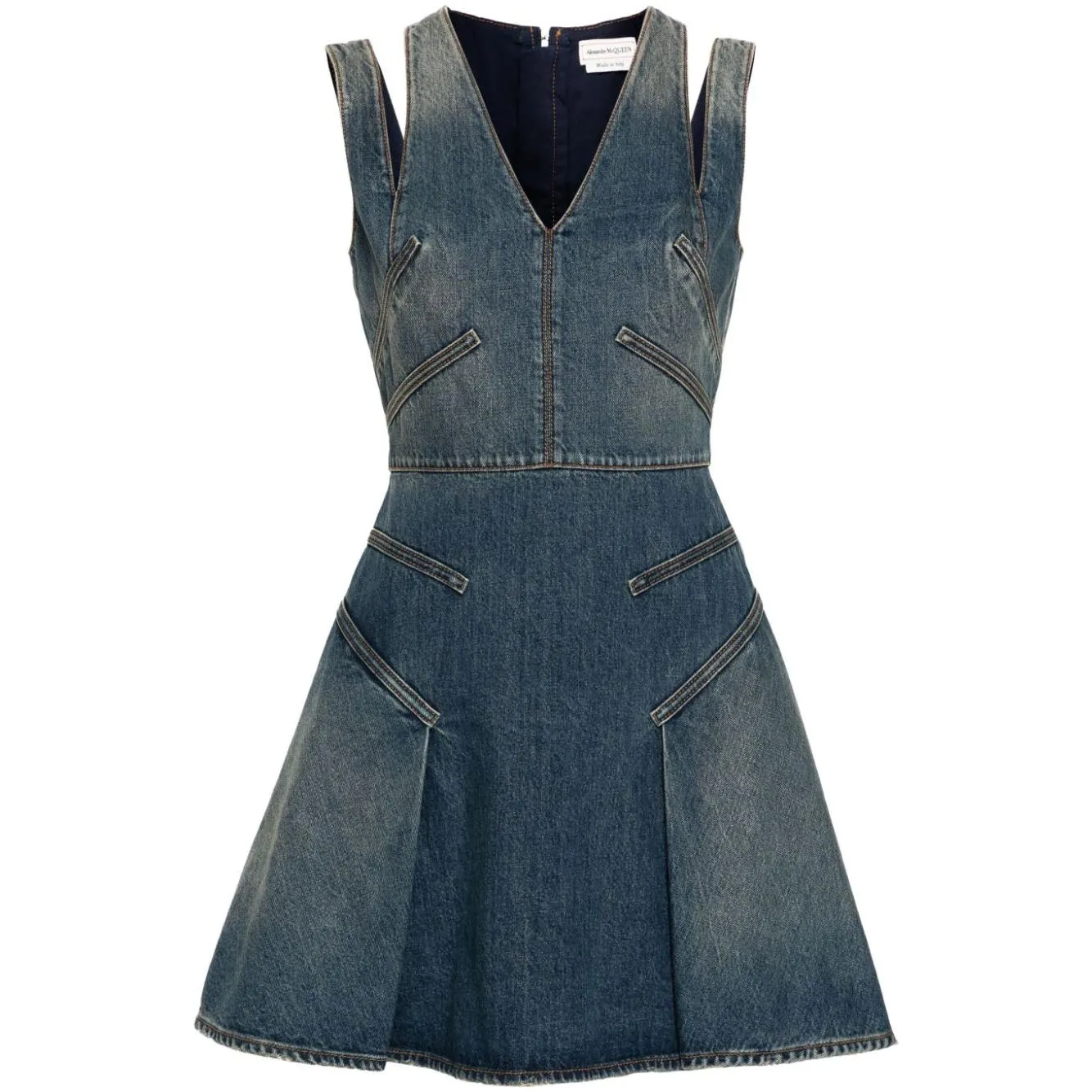 Alexander McQueen Dresses Blue
