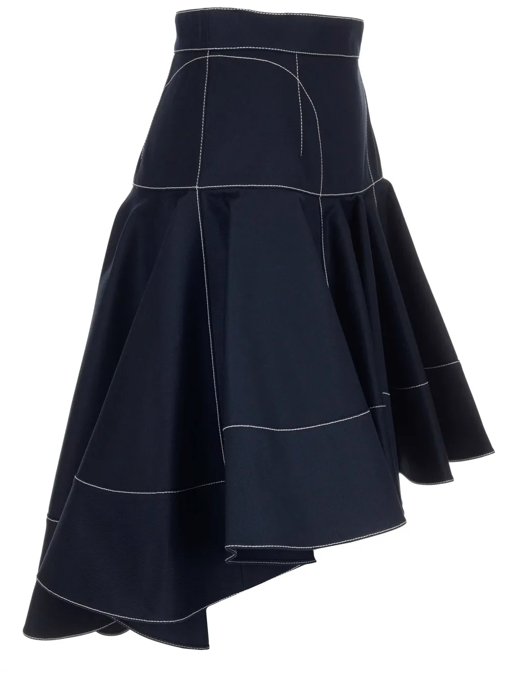 Alexander McQueen Pleated Flared Skirt