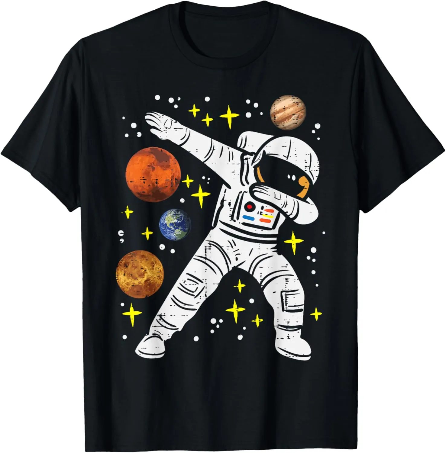 Astronaut Dab Space Spaceman Galaxy Toddler Boys Kids Teen T-Shirt