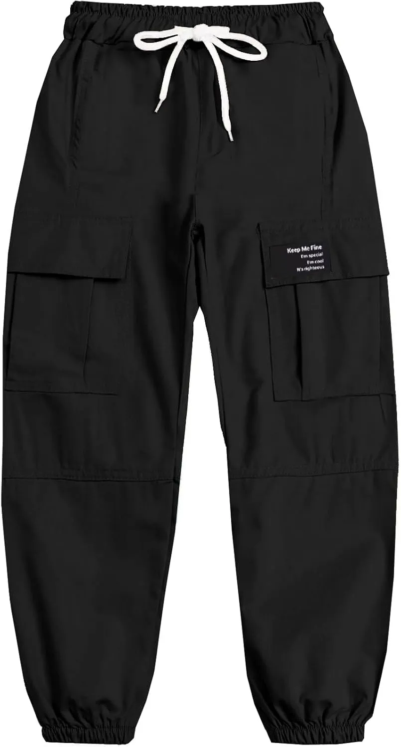 BINPAW Girls Cargo Jogger Pants 6-16 Years