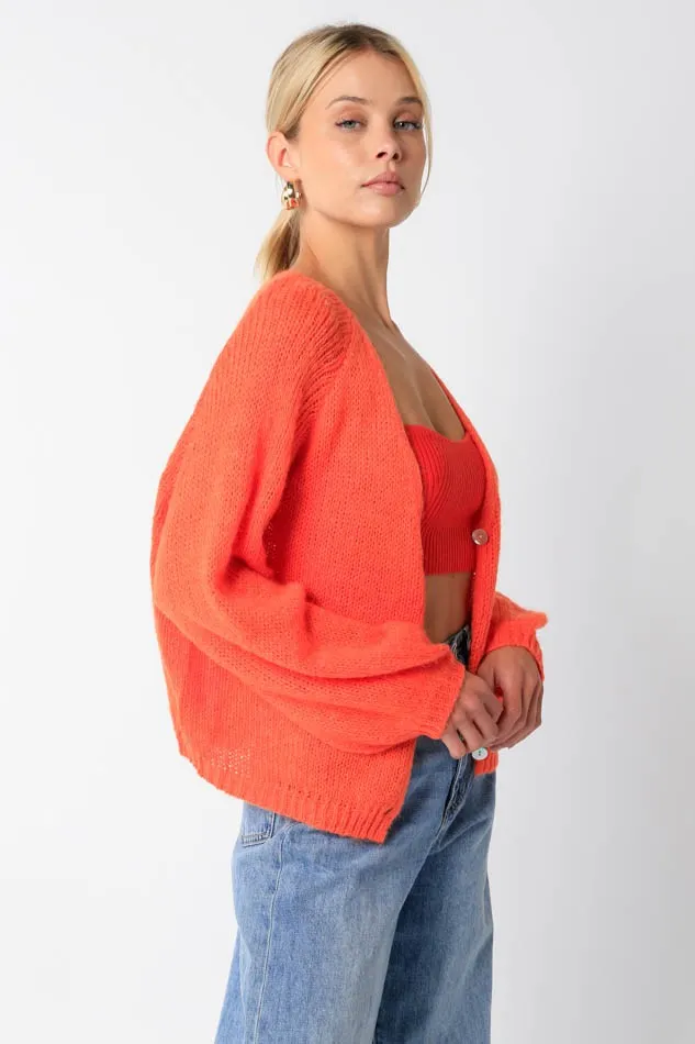 Button Down Cardigan