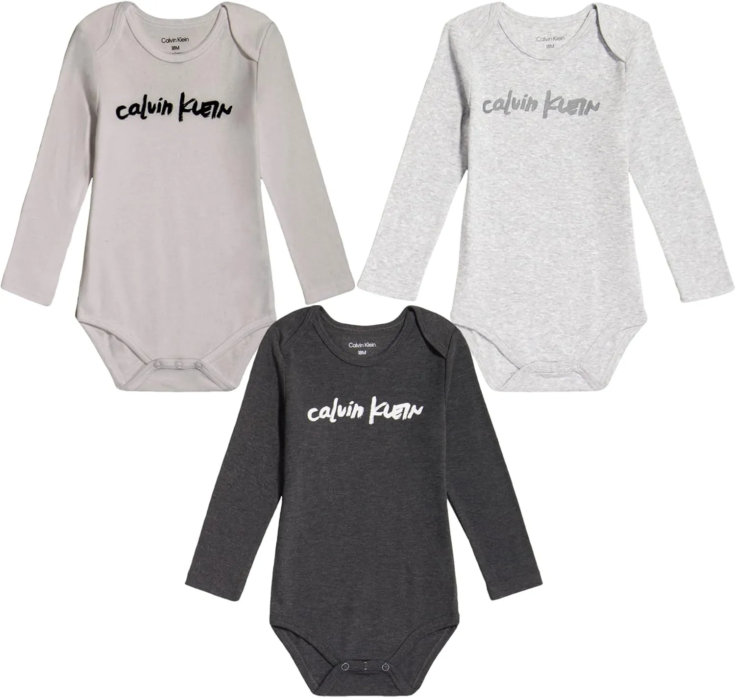 Calvin Klein baby-girls 3 Pieces Pack Bodysuit