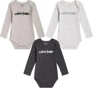 Calvin Klein baby-girls 3 Pieces Pack Bodysuit