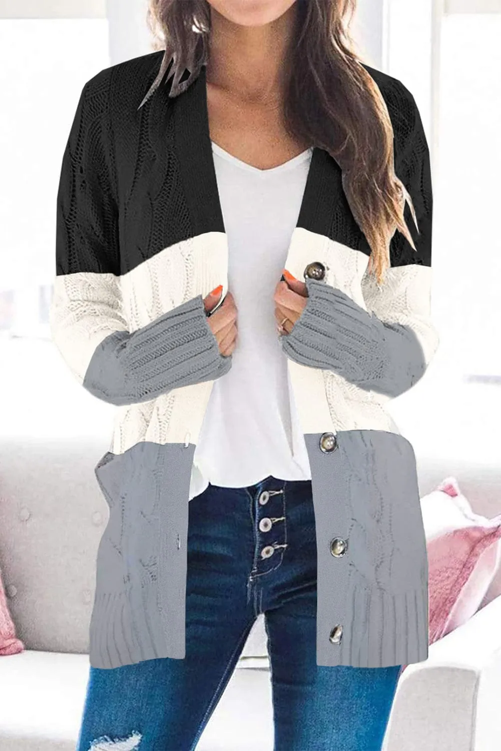 Casual Loose-Fit Cardigan