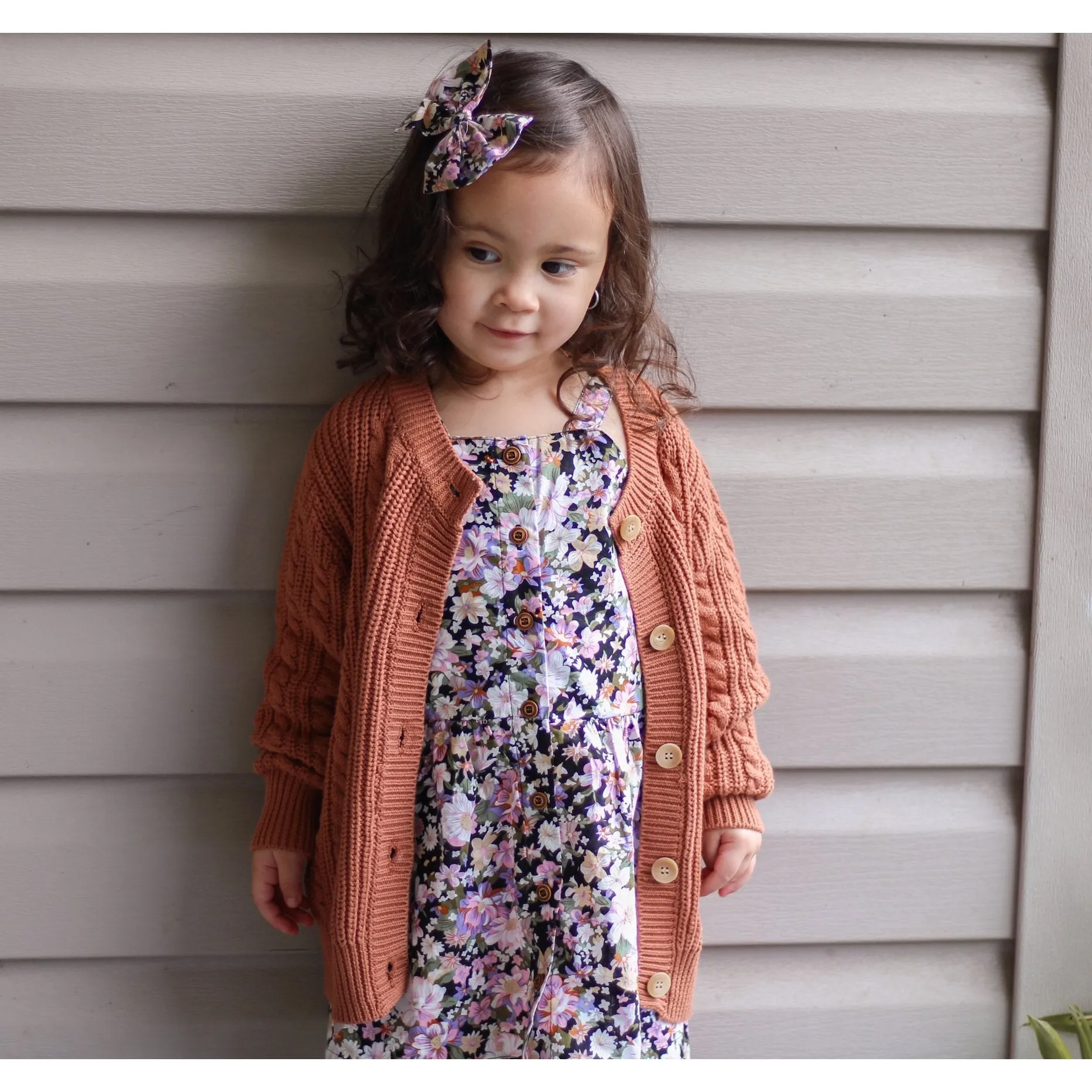 CINNAMON KNIT CARDIGAN