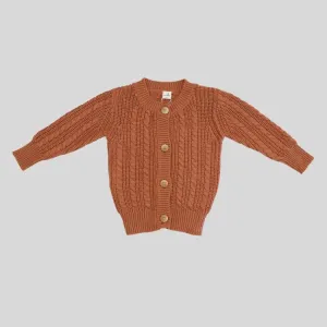 CINNAMON KNIT CARDIGAN