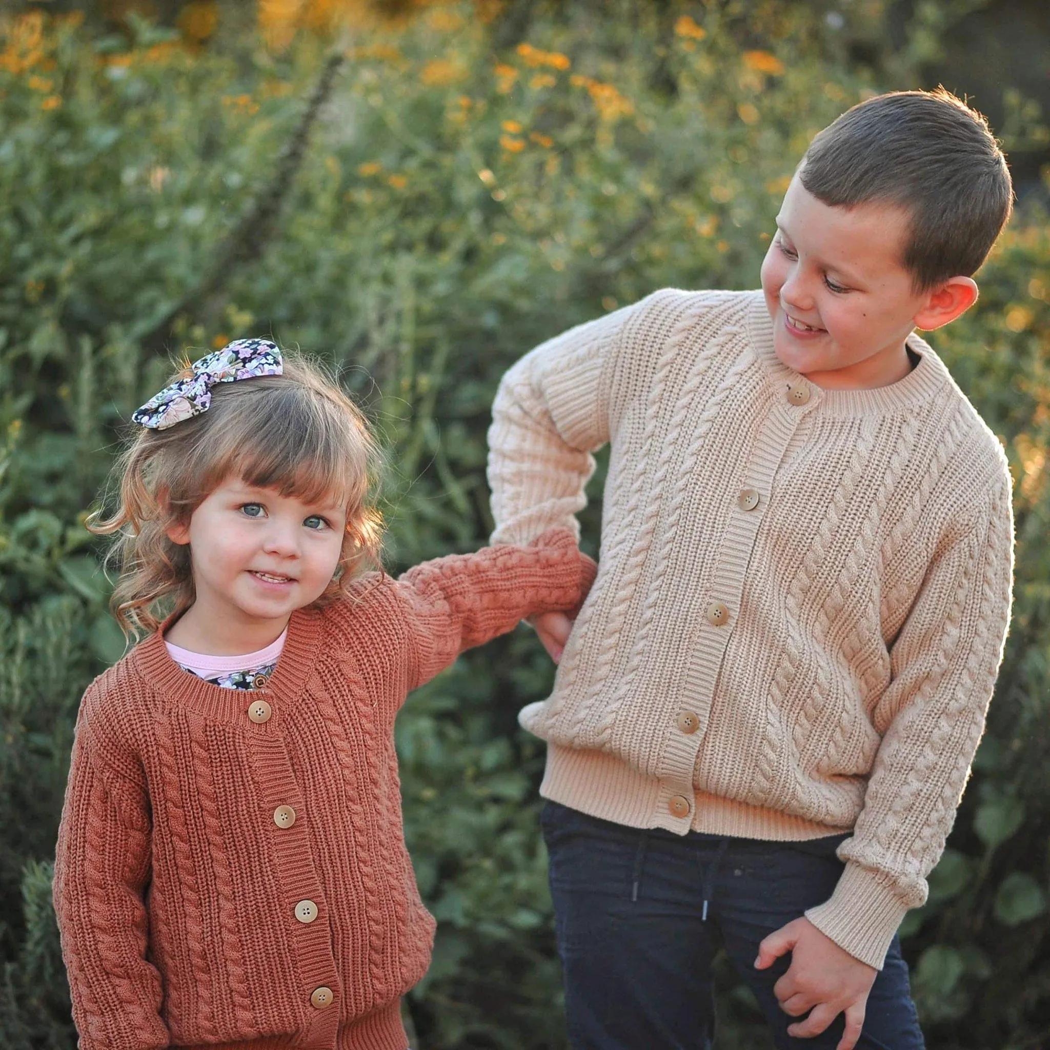CINNAMON KNIT CARDIGAN