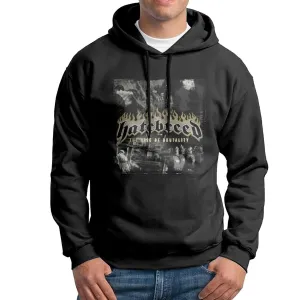 DHJANECT Men'S Long Sleeve Top, Hatebraeed The Rise Of Brutality Hooded Sweatshirt, Quick-Dry Hooded Sweat T Shirts, Drawstring Pullover Hoodie Outfits For Teen Mens Small Black