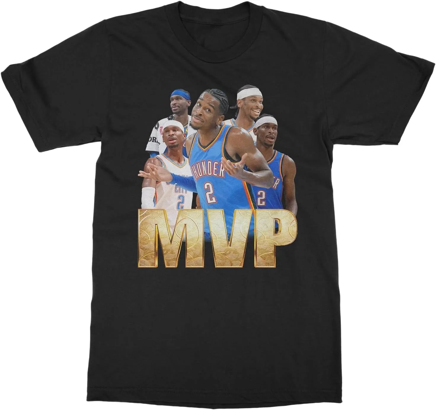 Gilgeous-Alexander MVP Collage - OKC Fans Tribute Unisex T-Shirt