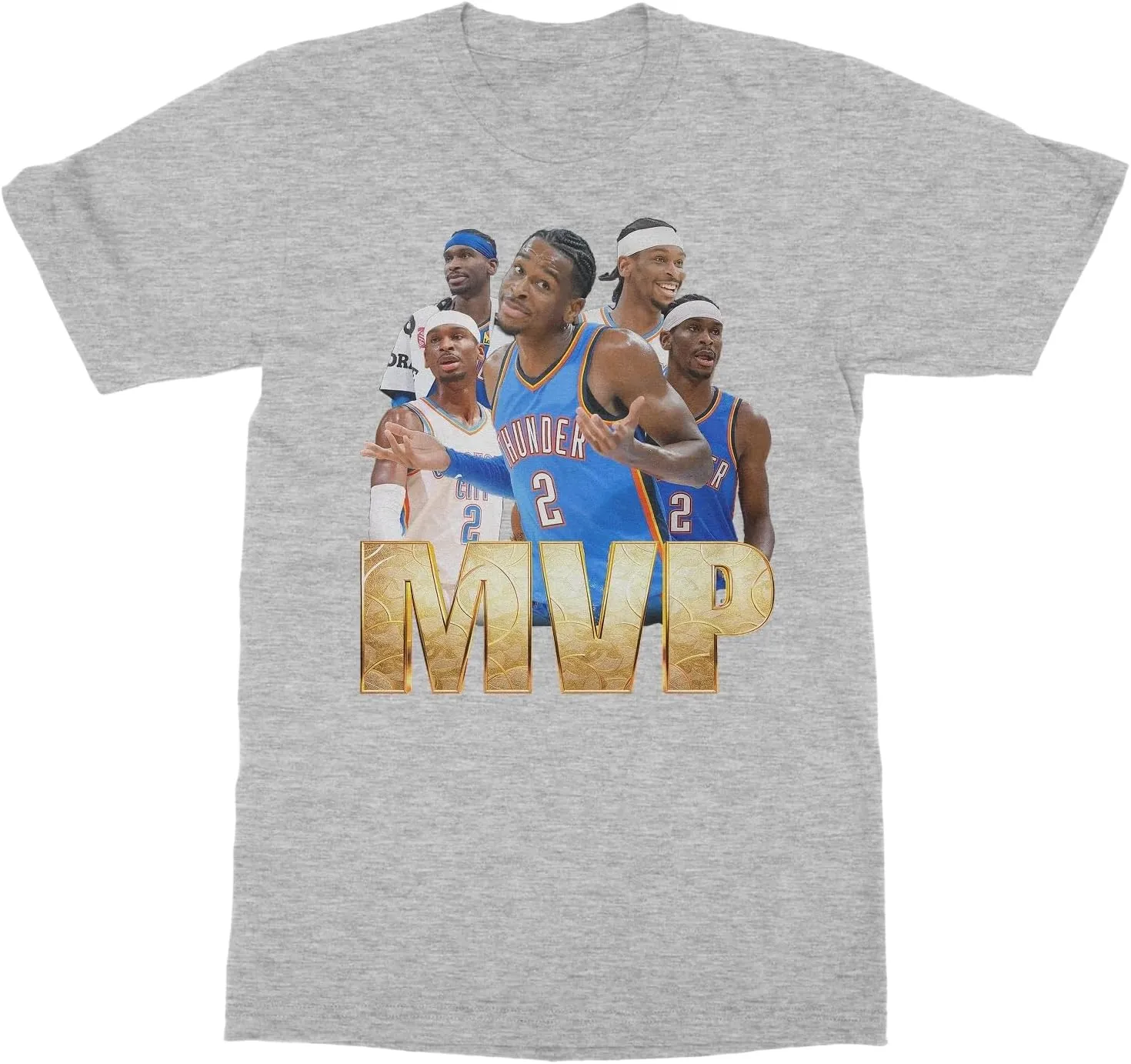 Gilgeous-Alexander MVP Collage - OKC Fans Tribute Unisex T-Shirt