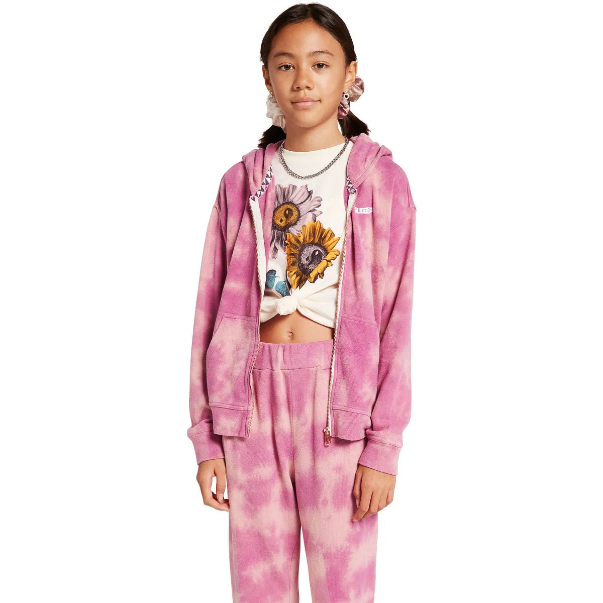 GIRLS LIL ZIP FLEECE