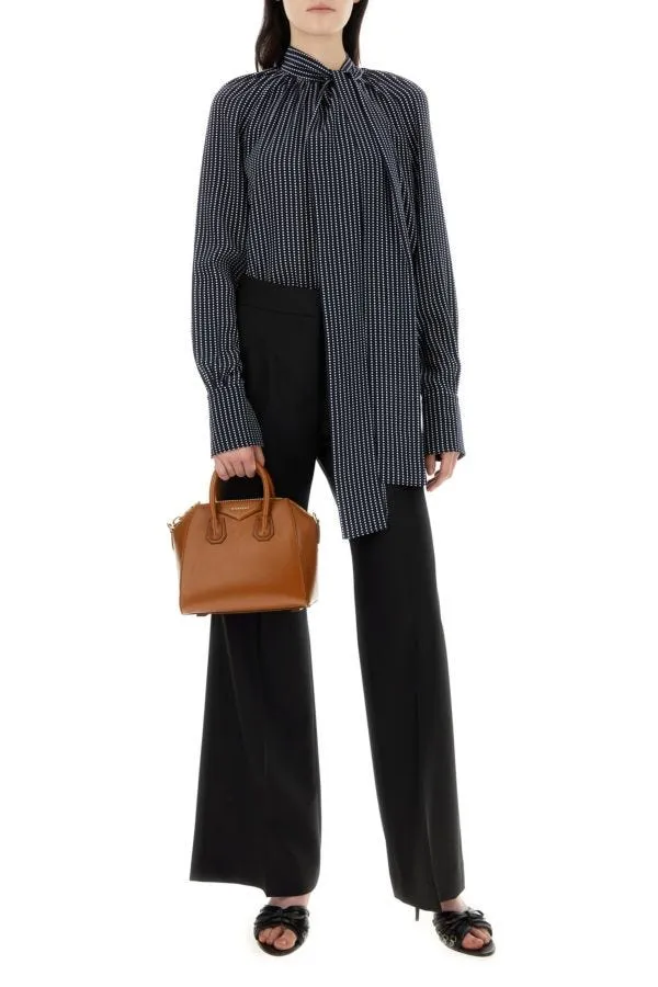 GIVENCHY | Printed silk blouse