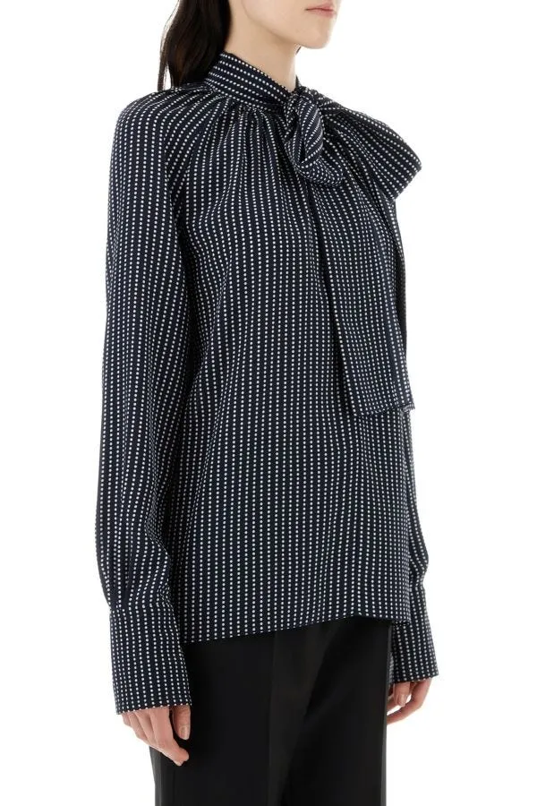 GIVENCHY | Printed silk blouse