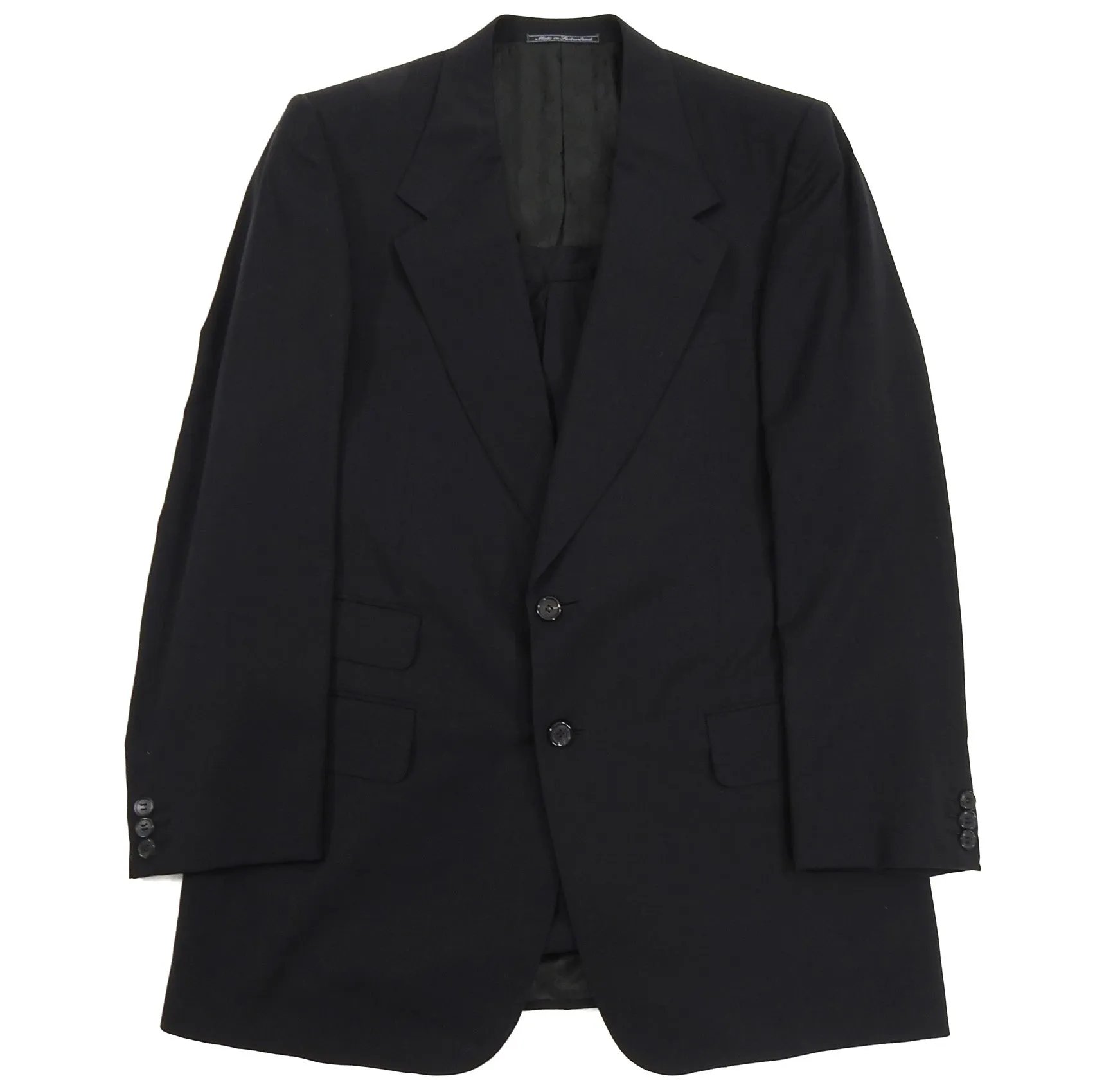Gucci Tom Ford Era Black Wool Blend Two Piece Suit - 40