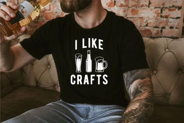 I Like Crafts Beer Crew Neck Softstyle Tee