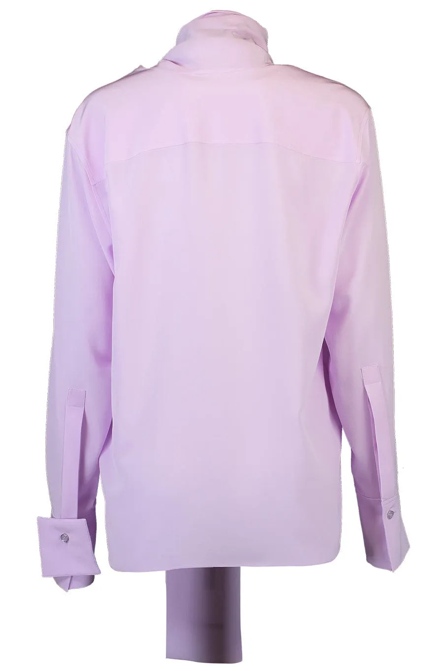 Long Sleeve Blouse With Lavaliere Collar