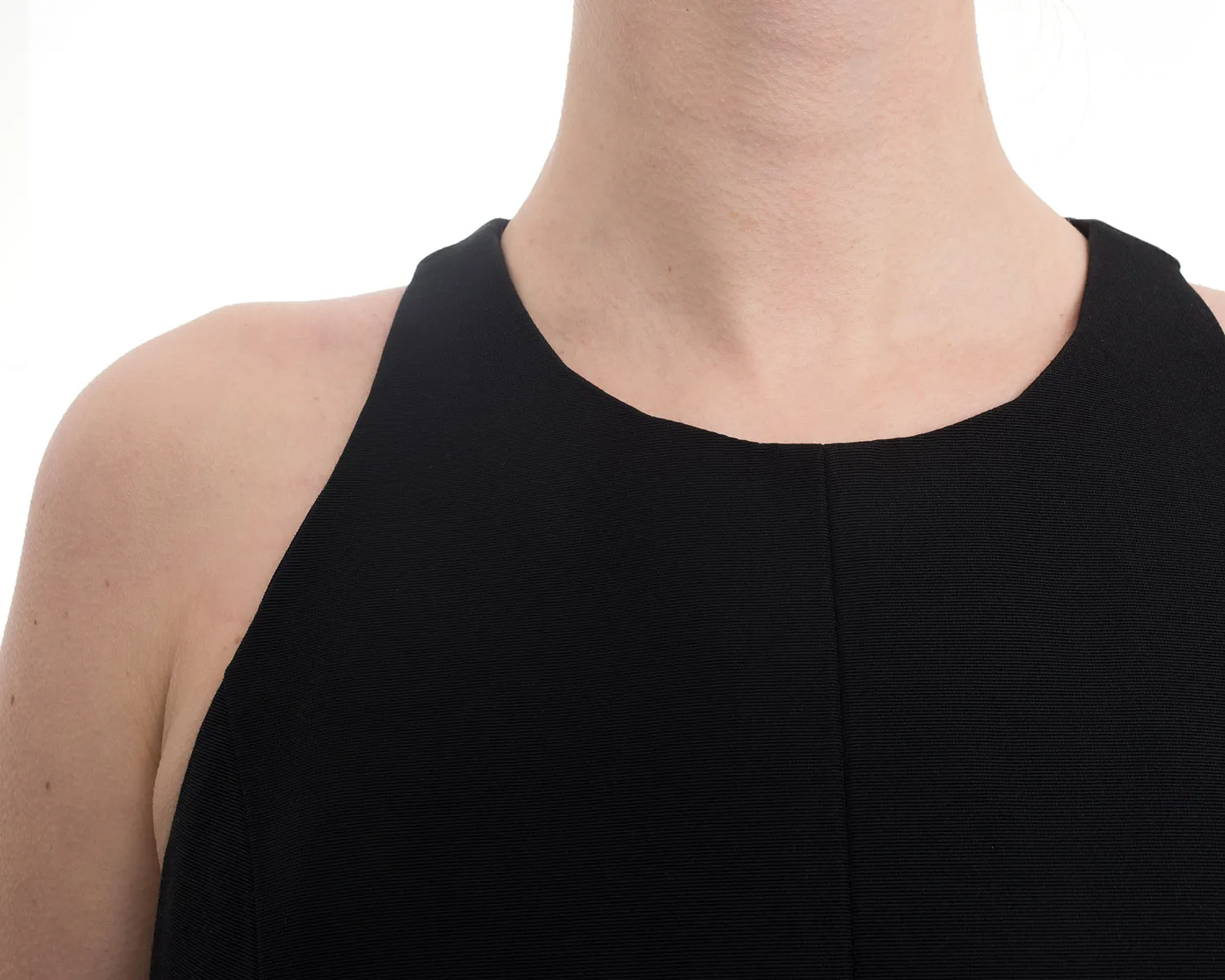 McQ Alexander McQueen Black Sleeveless Flare Skirt Dress - 6
