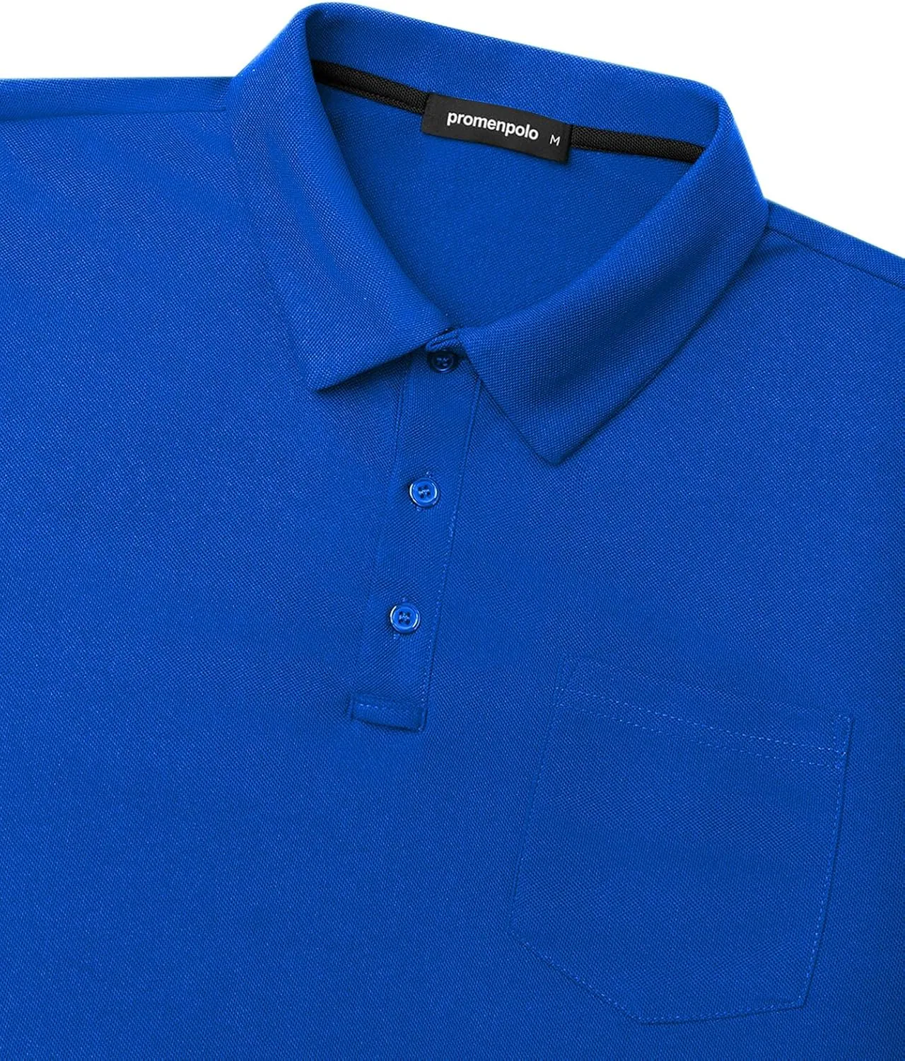 Men's Classic Short Sleeve Polo Shirt Casual Lightweight Solid Golf Shirts with Pocket