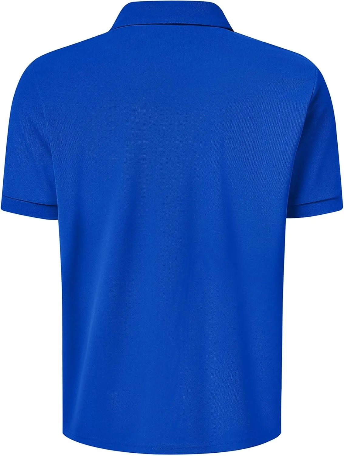 Men's Classic Short Sleeve Polo Shirt Casual Lightweight Solid Golf Shirts with Pocket