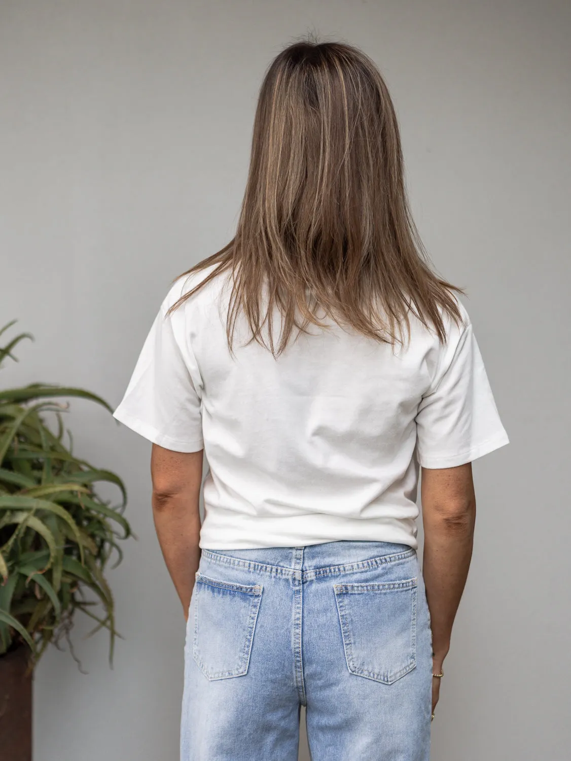 New Flight Tee- Vintage White