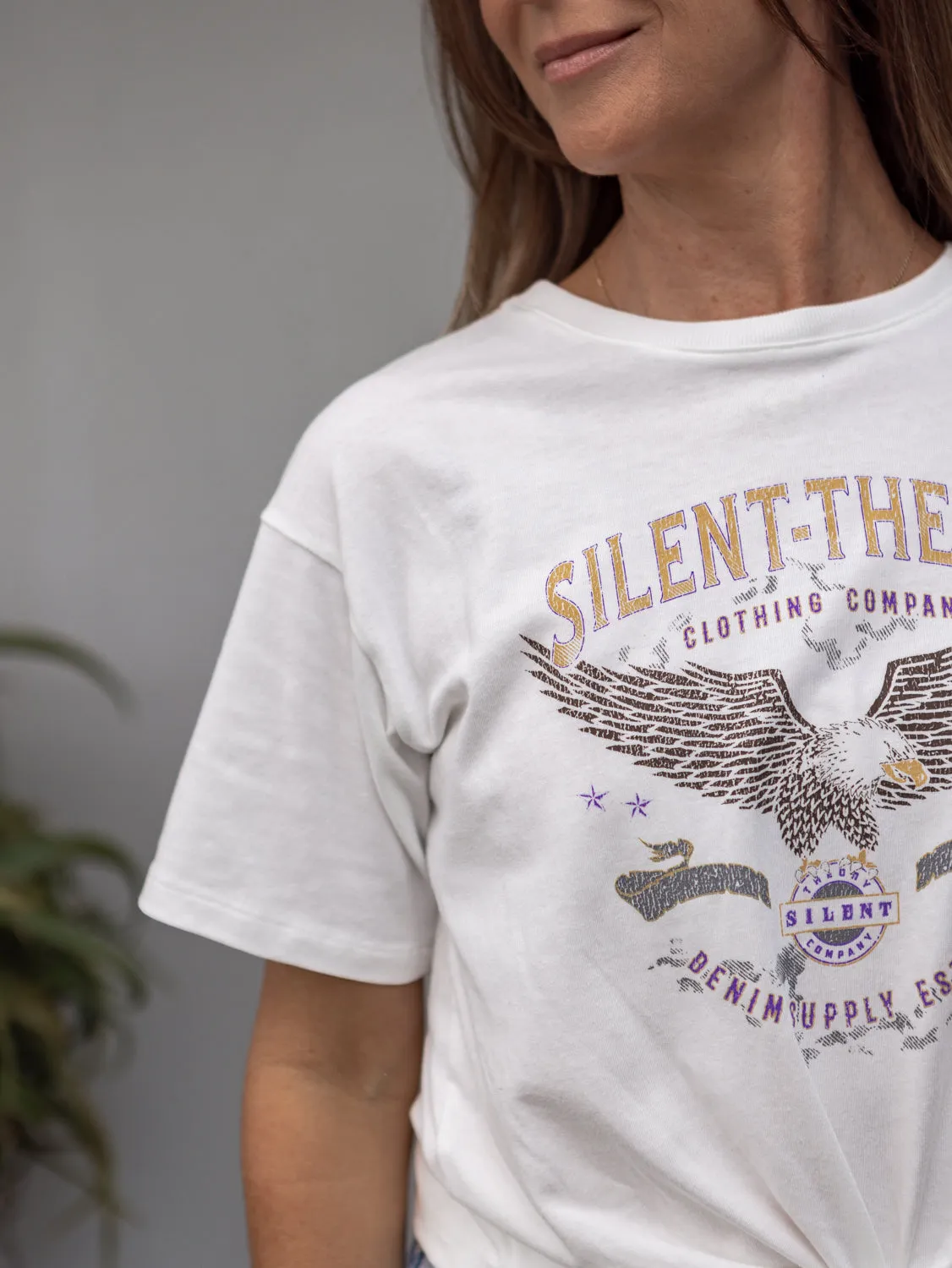 New Flight Tee- Vintage White