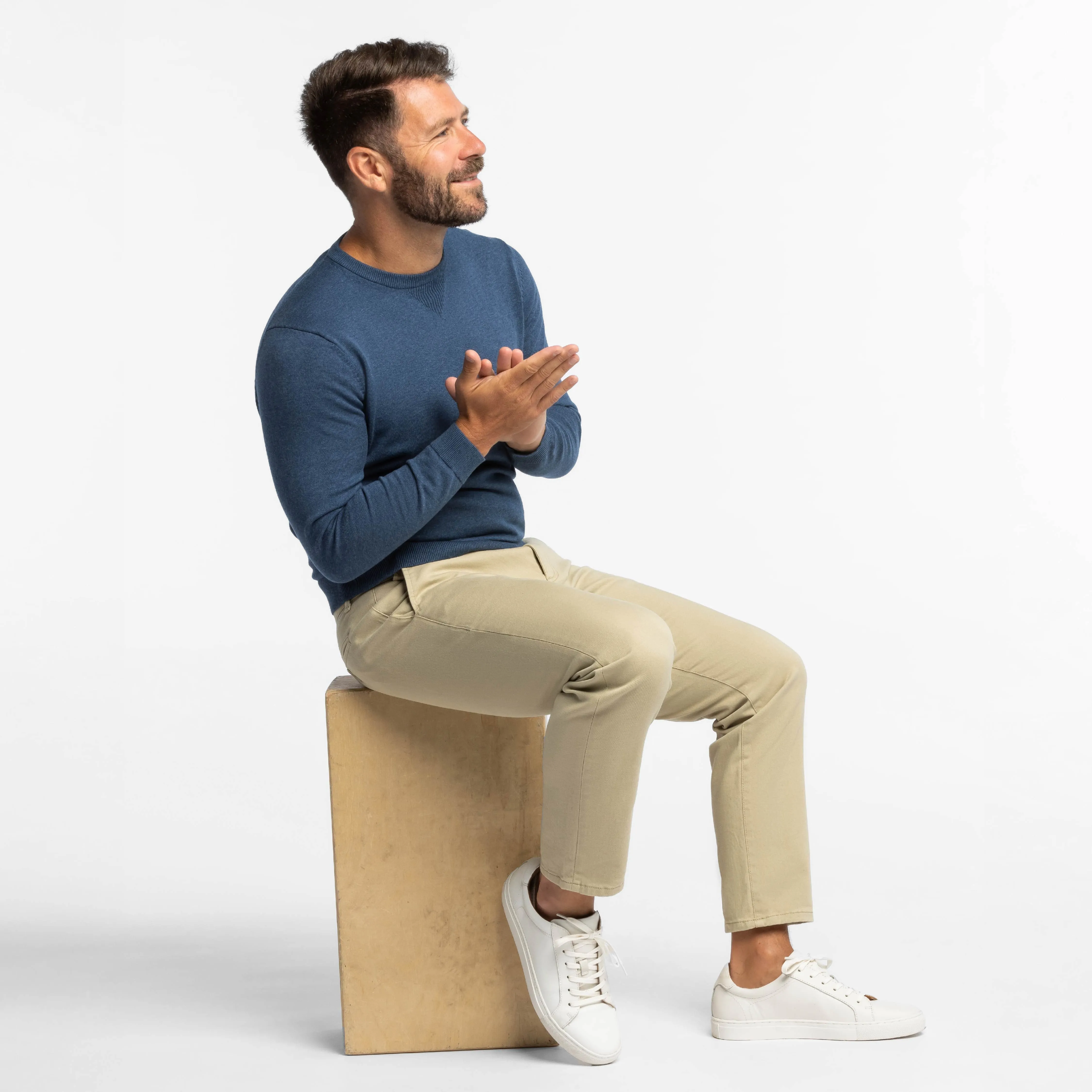 Oat Washed Stretch Chino