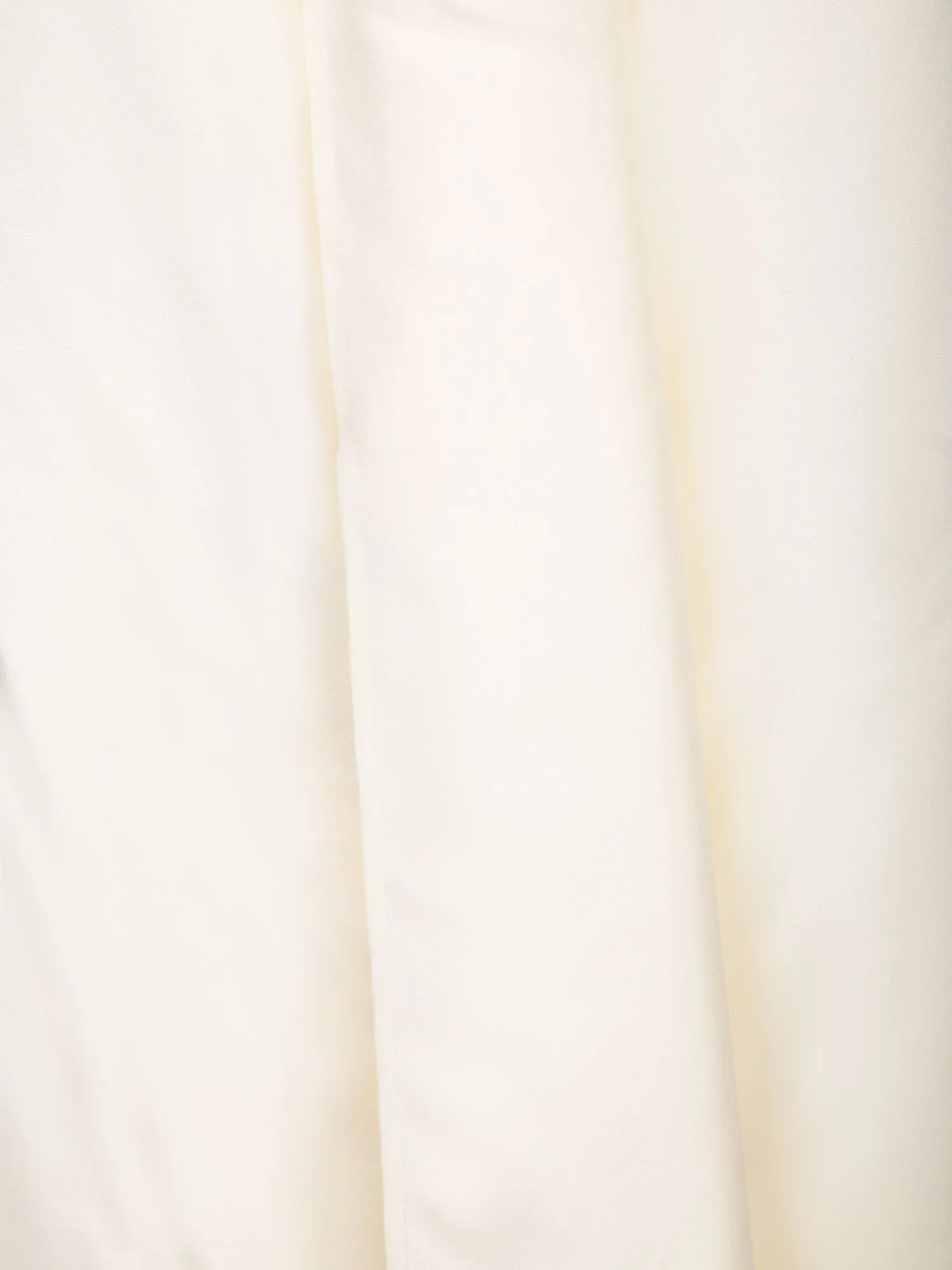 Silk blouse with lavalliere collar
