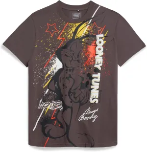 Southpole Boys' Graphic T-Shirts - Looney Tunes Bugs Bunny Tom and Jerry Crewneck Short Sleeve Graphic Tees (Sizes: 8-20)