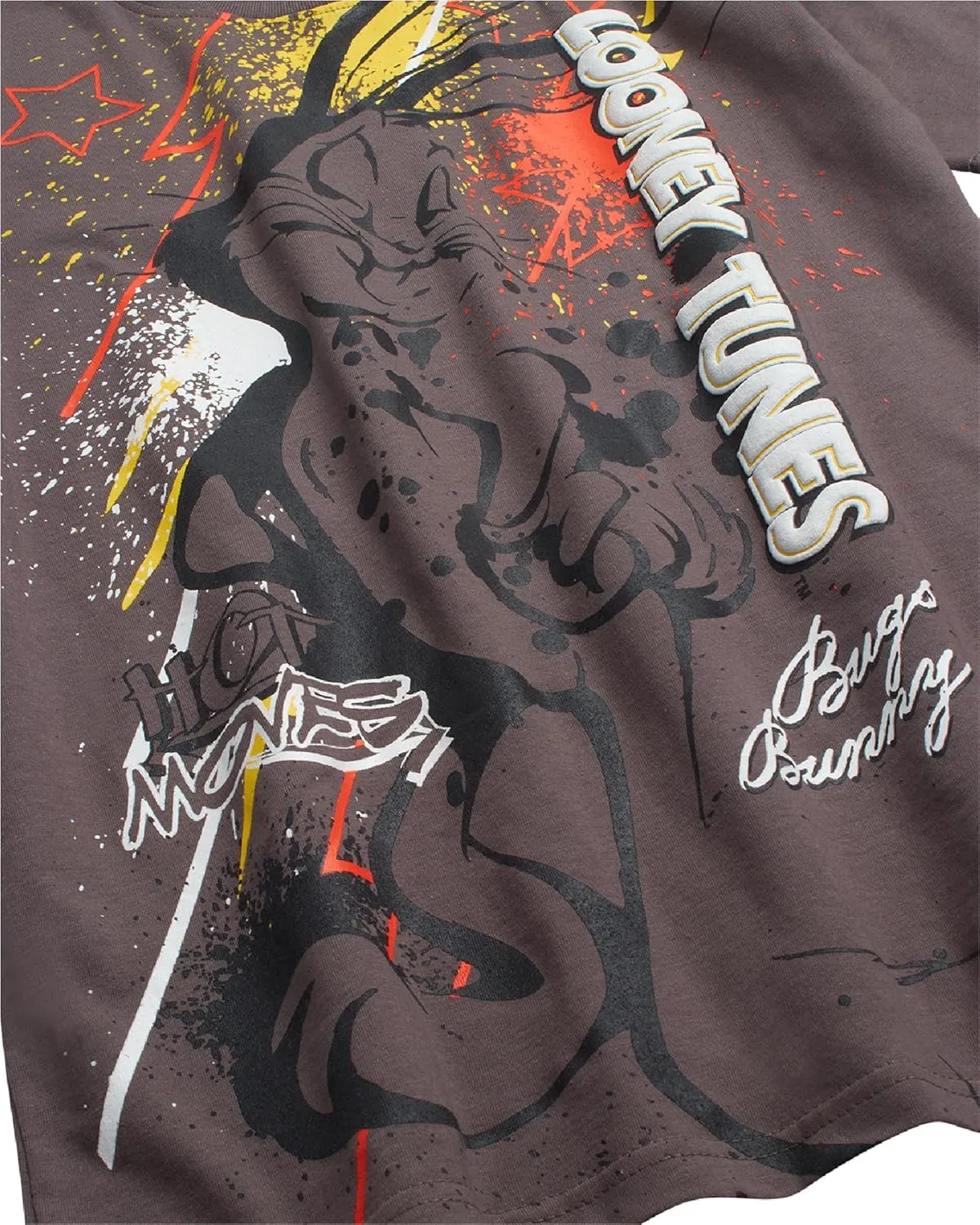Southpole Boys' Graphic T-Shirts - Looney Tunes Bugs Bunny Tom and Jerry Crewneck Short Sleeve Graphic Tees (Sizes: 8-20)