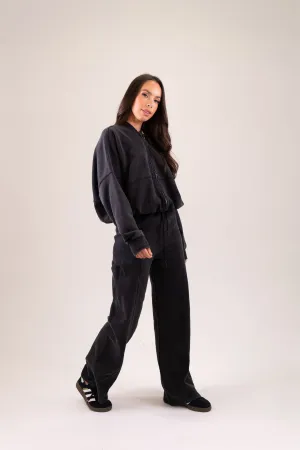 Taylor Drawstring Joggers In Black