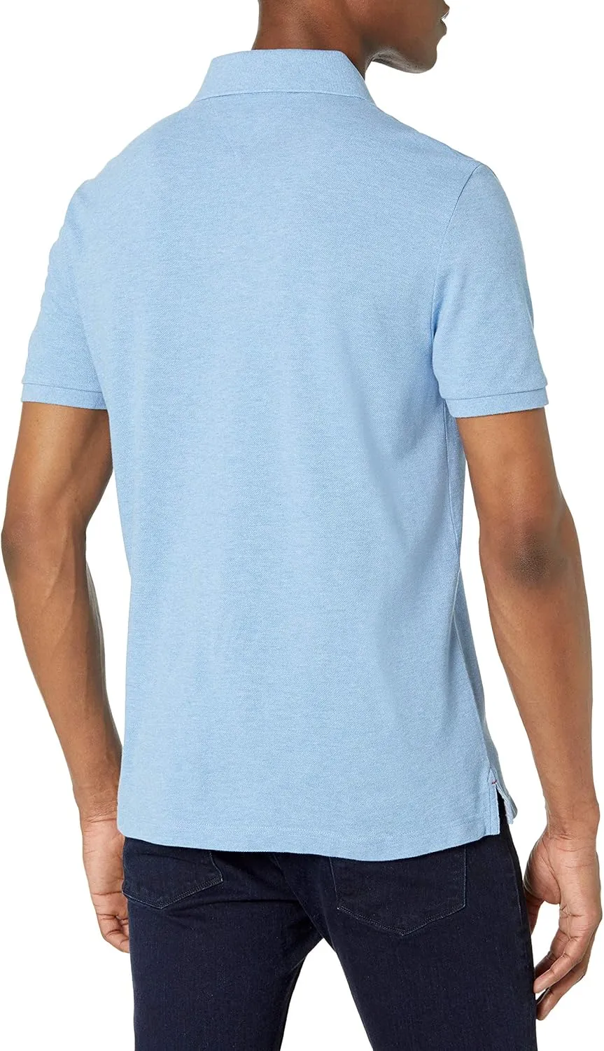 Tommy Hilfiger Men's Short Sleeve Cotton Pique Polo Shirt in Regular Fit