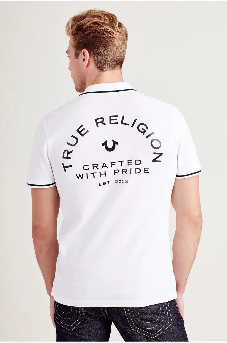 True Religion Men's Crafted with Pride Polo