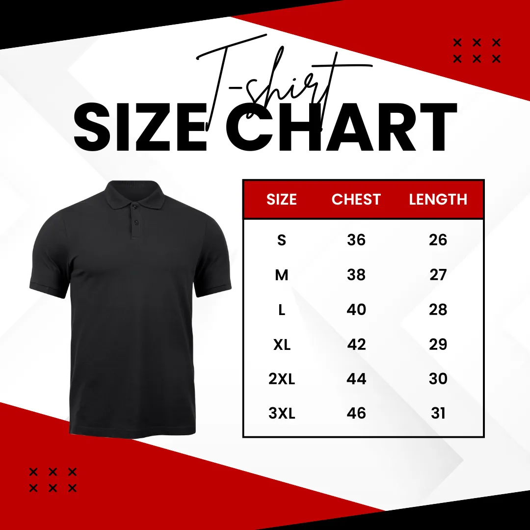 White & Black 3-Stripe Polo T-Shirt