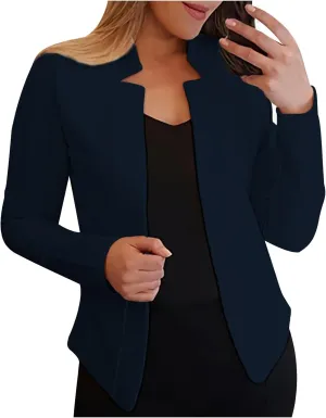 Women's Business Casual Blazers Lightweight Office Jacket Plus Size Open Front Blazer Cropped Blazer Dressy Jackets