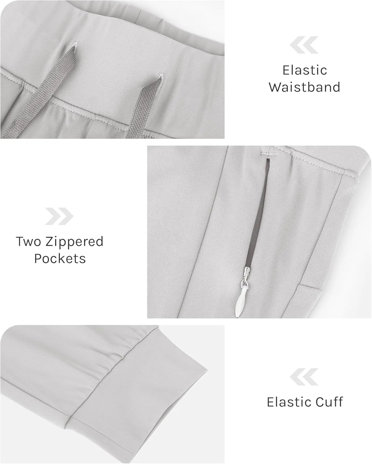 Womens Joggers with Pockets Ultra Soft Tapered Leg Joggers for Workouts and Running