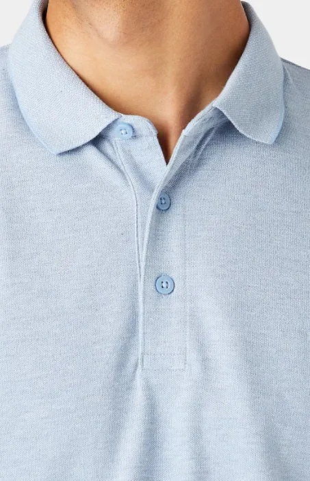 Wrangler Refined Polo Shirt - Della Robia Blu