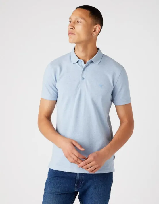 Wrangler Refined Polo Shirt - Della Robia Blu