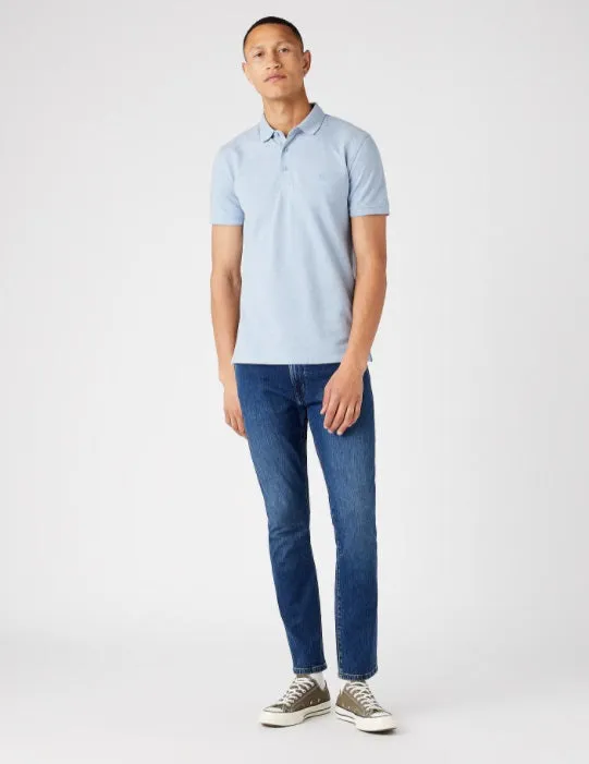 Wrangler Refined Polo Shirt - Della Robia Blu